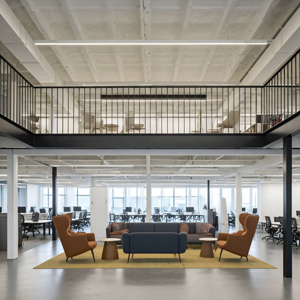 Mezzanine with Cozy Seating Area