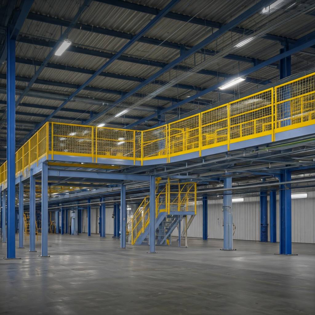 Mezzanine Floor for Increased Production Capacity