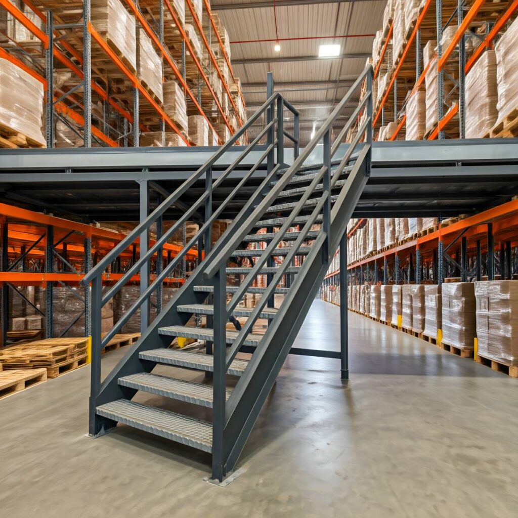 Stairway Design Storage Mezzanine